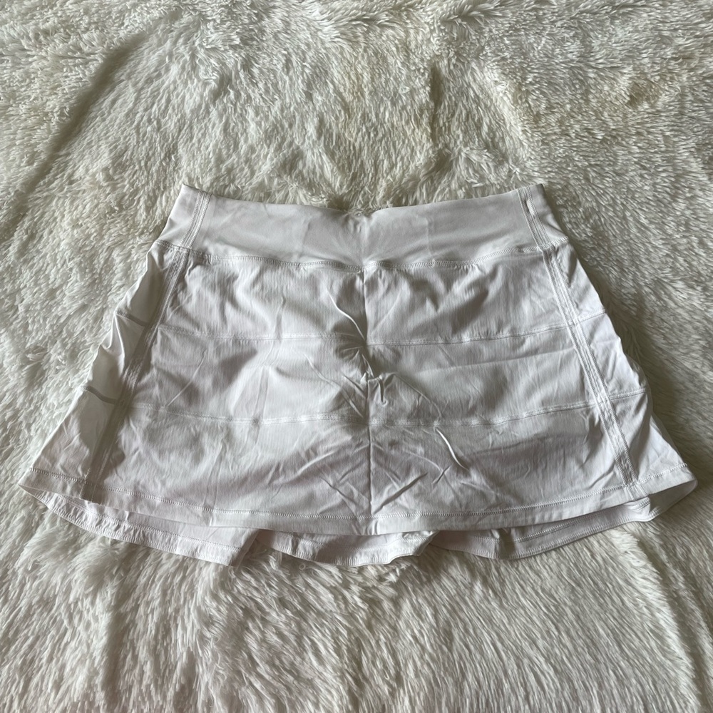 Pace Rival Mid Rise Skirt *Long in White